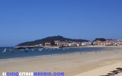 Playa América-playa Panxón, Galicia.