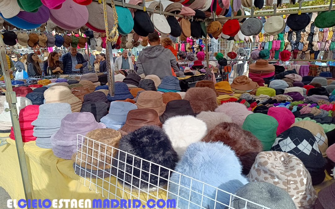 Mercadillo de los sábados en Majadahonda, Madrid.