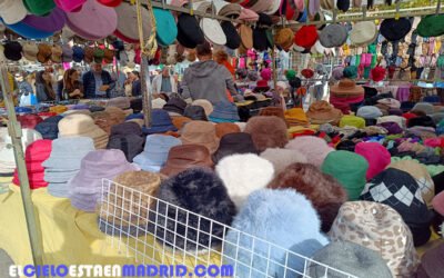 Mercadillo de los sábados en Majadahonda, Madrid.