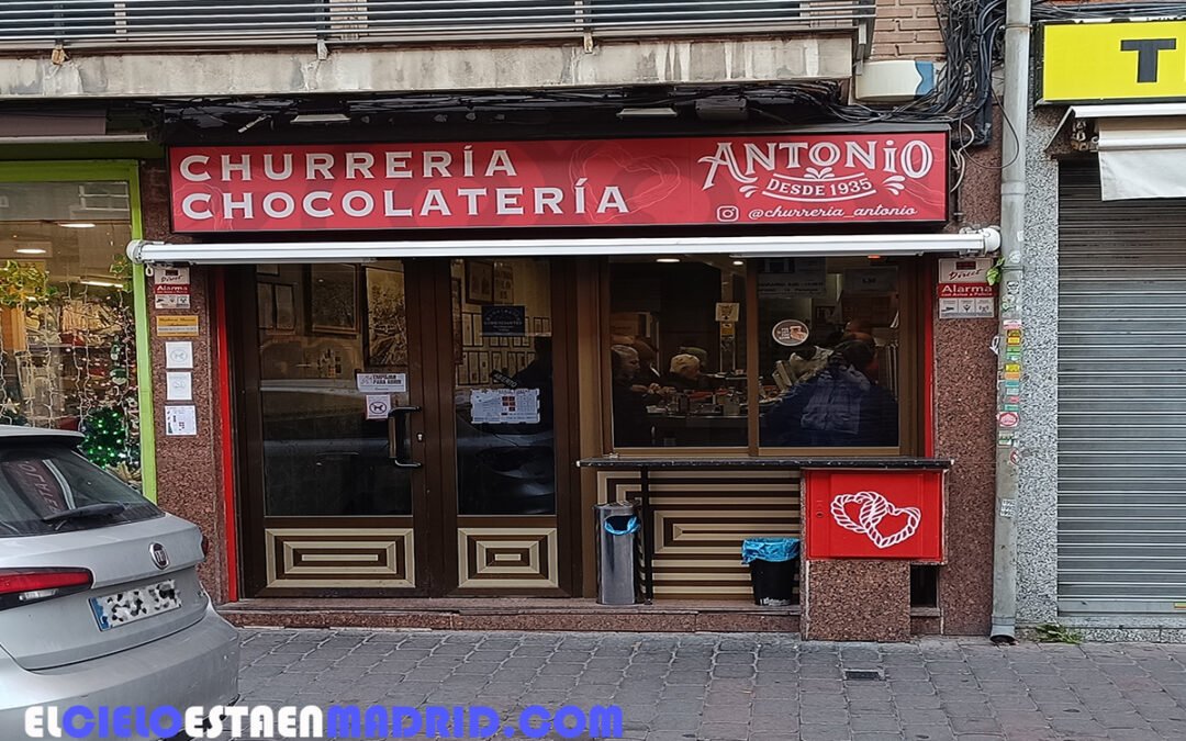 Comer churros y porras en Madrid (XIII): churrería chocolatería Antonio, Vallecas.