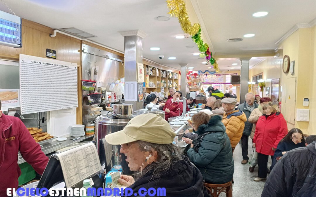 Comer churros y porras en Madrid (XII). Churrería Fórmula Nietos, en Embajadores.