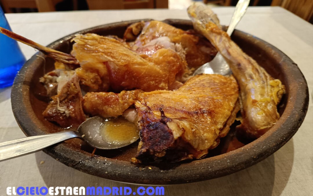 Restaurante Mannix, en Campaspero, Valladolid. Posiblemente uno de los mejores lechazos del mundo.