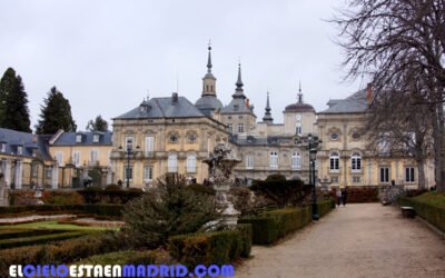 Real Sitio de San Ildefonso en invierno, Segovia.